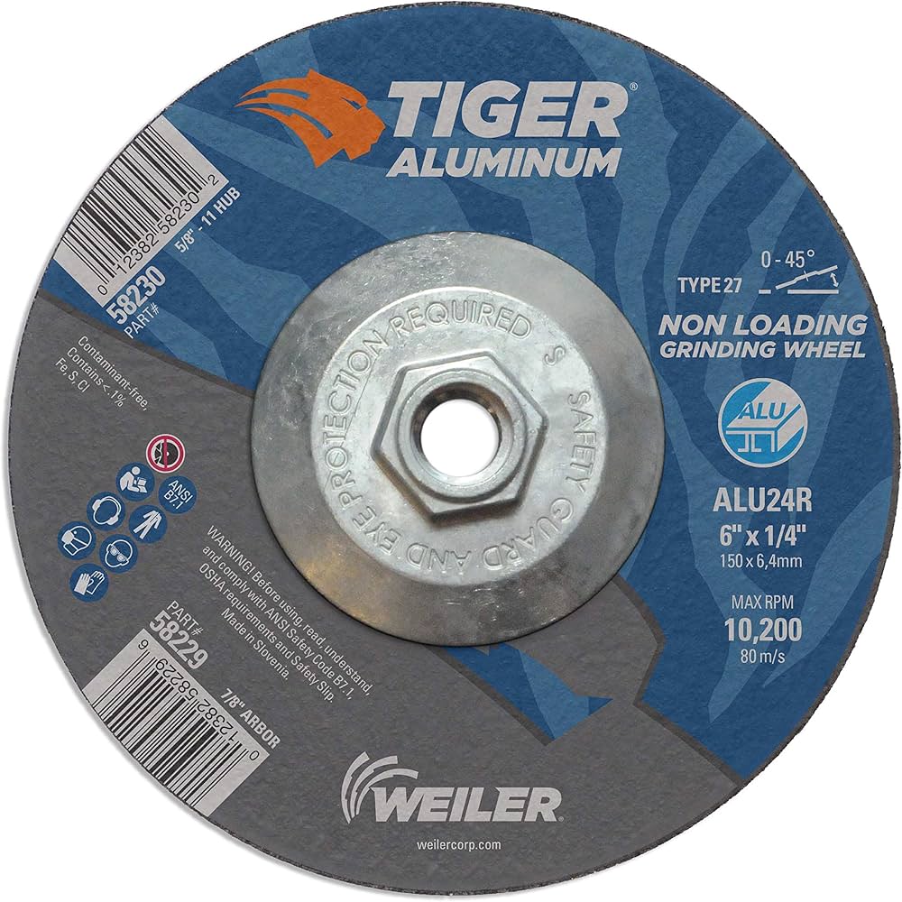 Picture of Weiler Abrasive 6 X .045 X 7/8 Type 27 Wheel Disc Flap